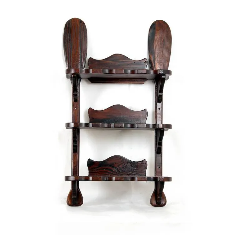 Canoe Paddle Three -layer Bookshelf